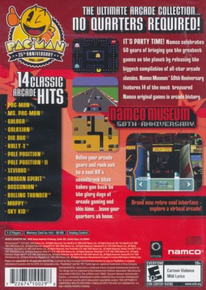 namco museum 50th anniversary for sale