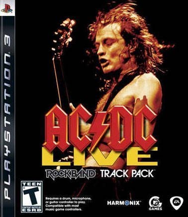 AC/DC Live Rock Band Track Pack - front cover