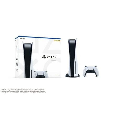Playstation 5 Console Disk Slim Model - back cover