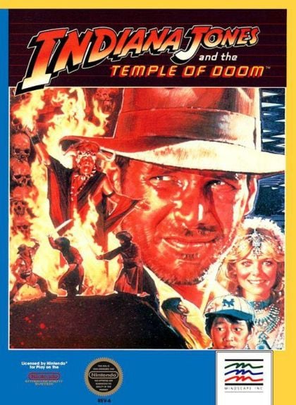 Indiana Jones and the Temple of Doom - front cover