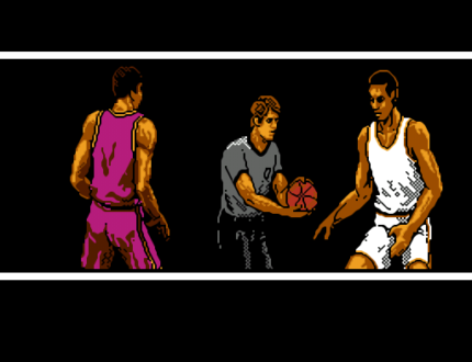 Tecmo NBA Basketball - back cover