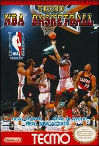 Tecmo NBA Basketball - front cover