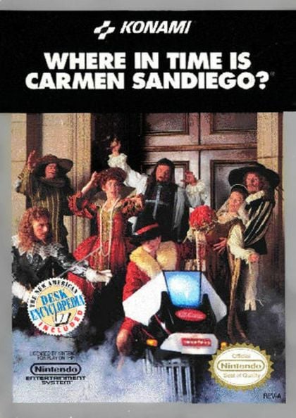 Where in Time is Carmen Sandiego - front cover