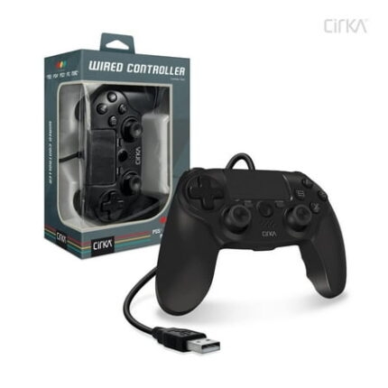 Hyperkin Cirka NuForce Wired Game Controller for PS4 (Black) - front cover