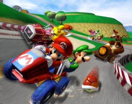 Mario Kart Double Dash - back cover