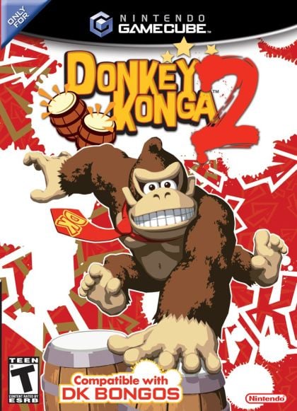 Donkey Konga 2 - front cover