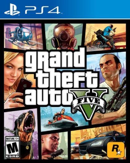 Grand Theft Auto V - front cover