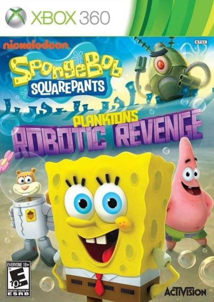 SpongeBob SquarePants: Plankton's Robotic Revenge - Xbox 360 - front cover