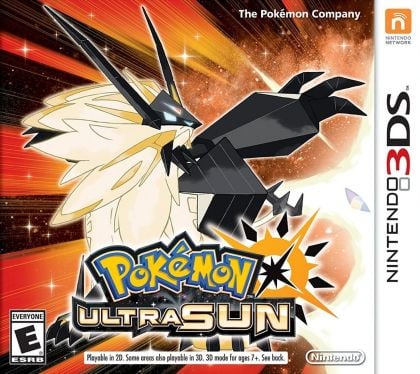 Pokemon Ultra Sun - front cover