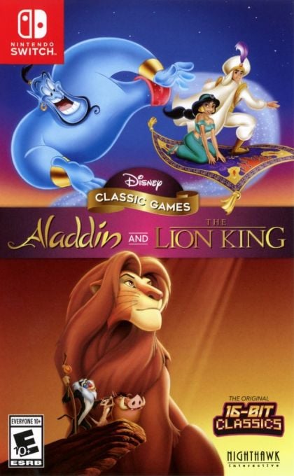 Disney Classic Games: Aladdin and Lion King - front cover