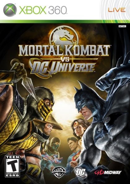 Mortal Kombat vs. DC Universe - front cover