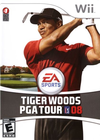 Tiger Woods PGA Tour 08 - front cover