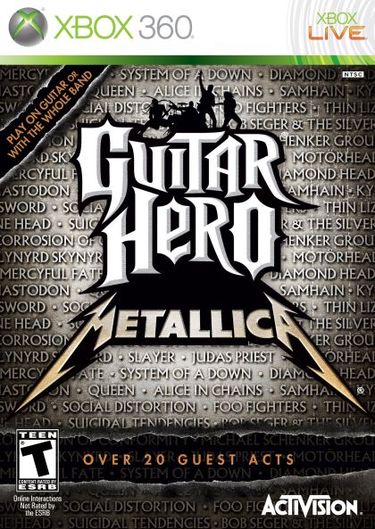 Guitar Hero: Metallica - front cover