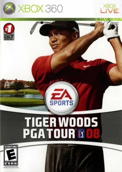 Tiger Woods PGA Tour 08 - front cover