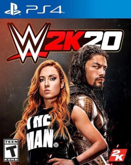 WWE 2K20 - PlayStation 4 - front cover