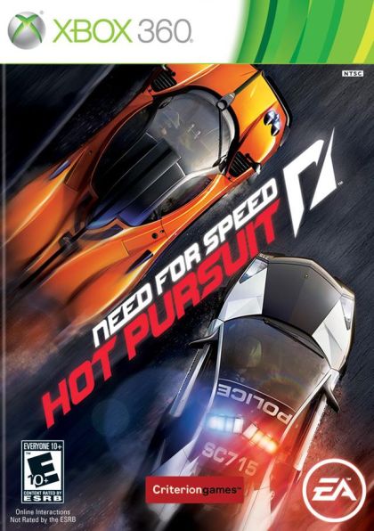 Need for Speed: Hot Pursuit, XBOX 360 - front cover Need for Speed: Hot Pursuit, XBOX 360 - front cover
