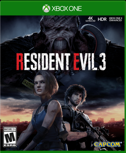 Resident Evil 3 Remake - front cover