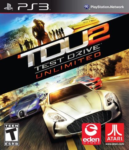 tdu2 test drive unlimited - front cover