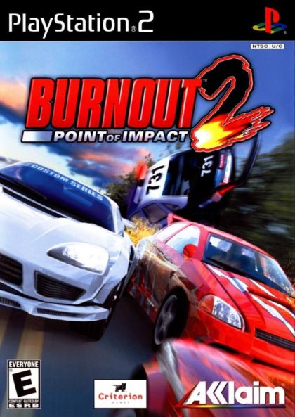 Burnout 2 Point of Impact - front cover