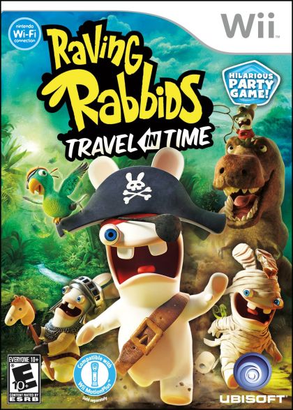 Raving Rabbids: Travel in Time - front cover