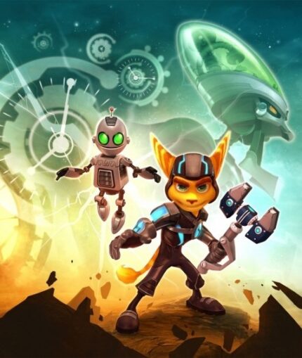 Ratchet and Clank Future: A Crack in Time - back cover
