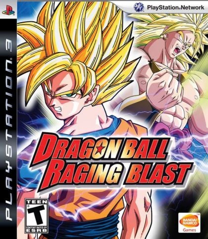 Dragon Ball: Raging Blast - front cover Dragon Ball: Raging Blast - front cover