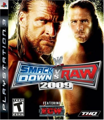 WWE Smackdown vs. Raw 2009 - front cover