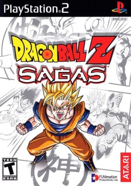 Dragon Ball Z Sagas - front cover