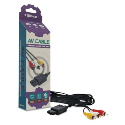 'AV Cable for N64, GC, and SNES' - front cover
