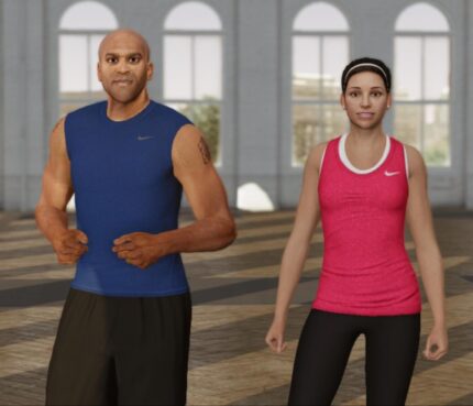 Nike + Kinect Training - back cover