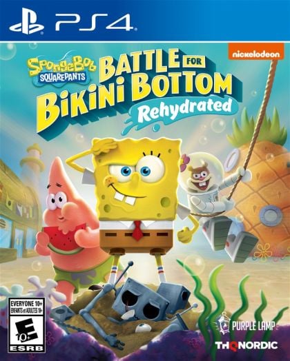Spongebob Squarepants: Battle for Bikini Bottom - Rehydrated - PlayStation 4 Standard Edition - front cover