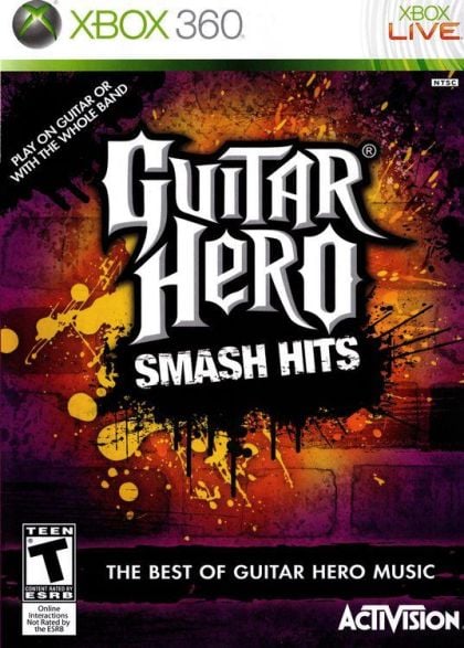Guitar Hero Smash Hits - front cover
