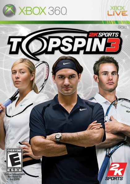 Top Spin 3 - front cover