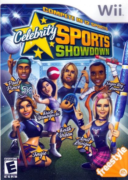 Celebrity Sports Showdown - front cover Celebrity Sports Showdown - front cover