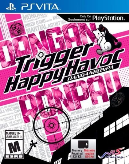 DanganRonpa: Trigger Happy Havoc - front cover