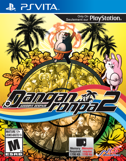Danganronpa 2: Goodbye Despair - front cover