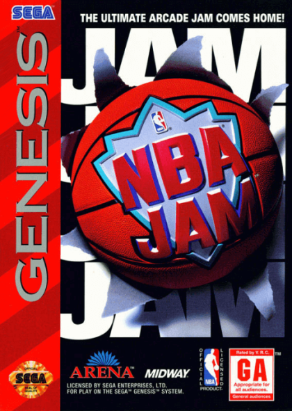 NBA Jam - front cover