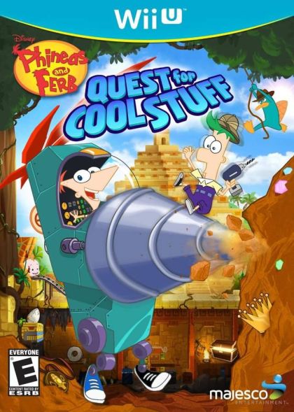 Phineas & Ferb: Quest for Cool Stuff - front cover