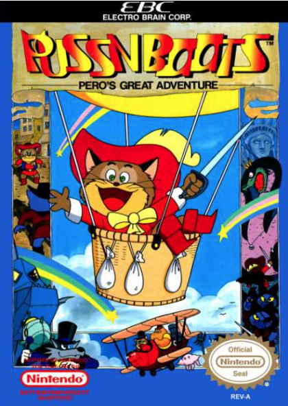 Puss N' Boots: Pero's Great Adventure - front cover