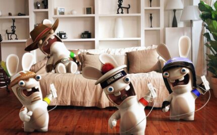 Rayman Raving Rabbids - back cover