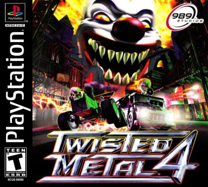 Twisted Metal 4 - front cover