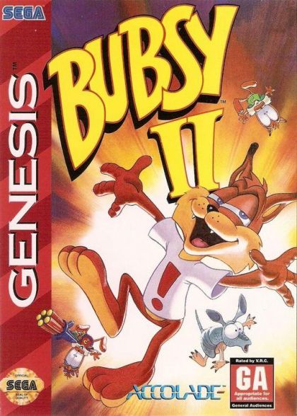 Bubsy II - front cover