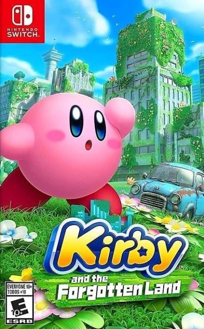 Kirby and the Forgotten Land - front cover