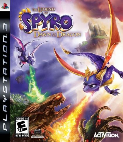 The Legend of Spyro: Dawn of the Dragon - front cover